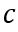 Lowercase c cymbol