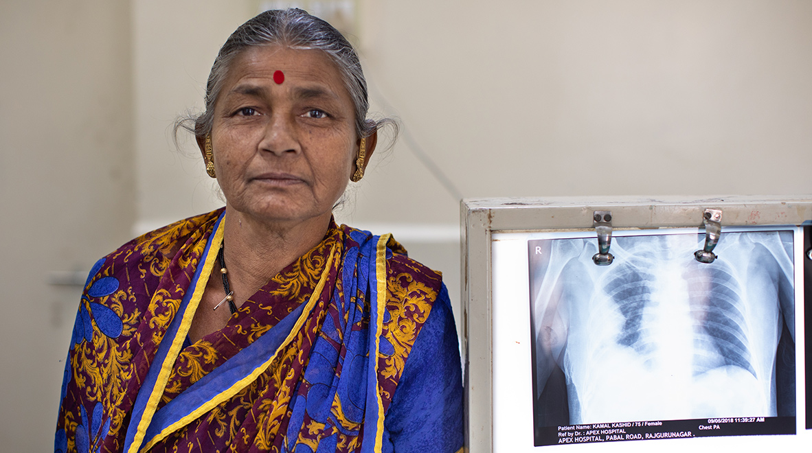 “I am so happy to be cured, and that there is a public system where we can go and be taken care of, free of cost,” said Kashid, who completed her TB treatment in October. “I have two daughters and they are both teachers,” she added proudly