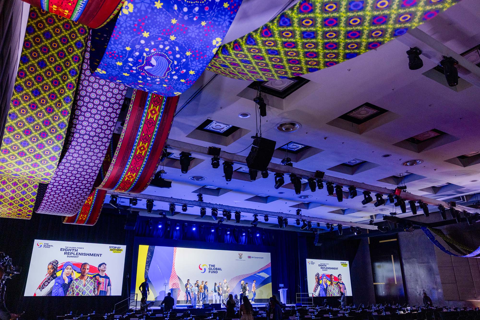 Preparations ahead of the Global Fund’s Eighth Replenishment Summit at Sandton Convention Centre in Johannesburg, South Africa, on 21 November 2025.