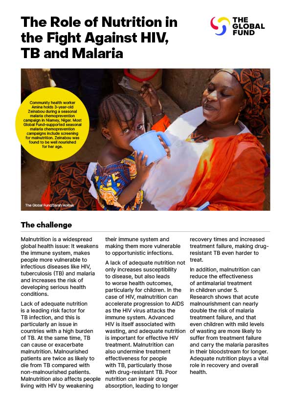 The Role of Nutrition in the Fight Against HIV, TB and Malaria (2025)